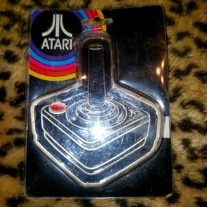 Atari Joystick Metal Belt Buckle Activision 2009 NIP Hot Topic Emo VIDEOGAME